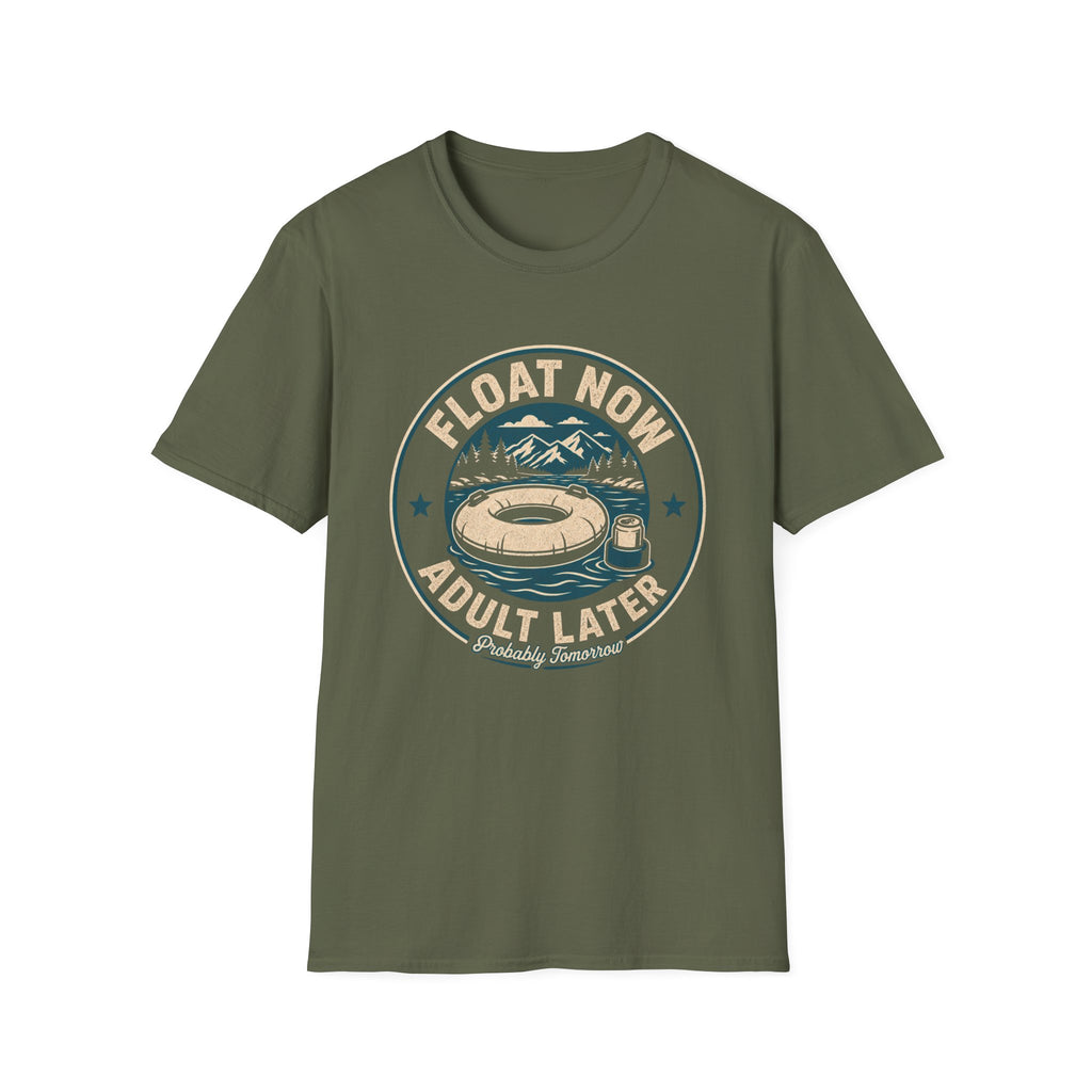 Float Now Adult Later Graphic T-Shirt