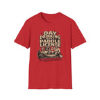 Day Drinking With a Paddle License Graphic T-Shirt