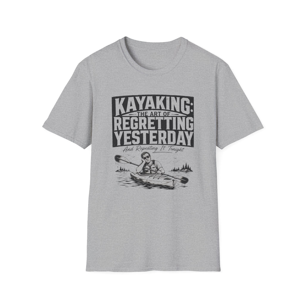 Kayaking Regretting Yesterday Graphic T-Shirt