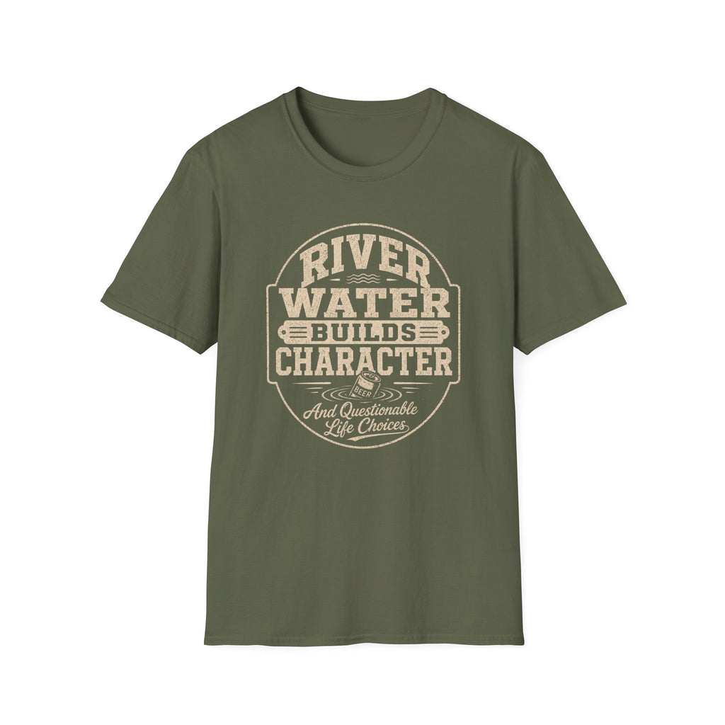 River Water Builds Character Graphic T-Shirt