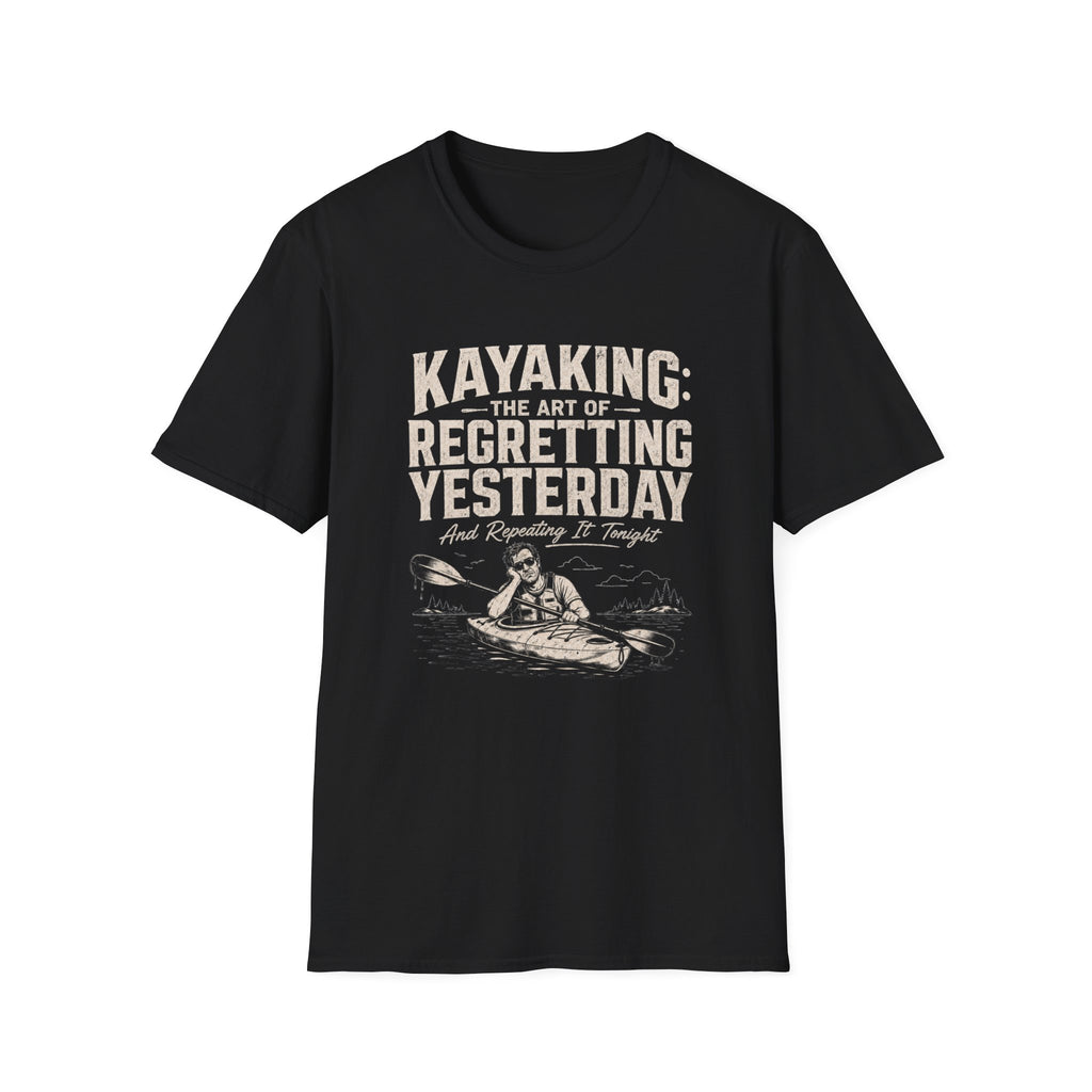 Kayaking Regretting Yesterday Graphic T-Shirt