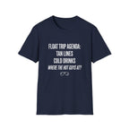 Float Trip Agenda Graphic T-Shirt