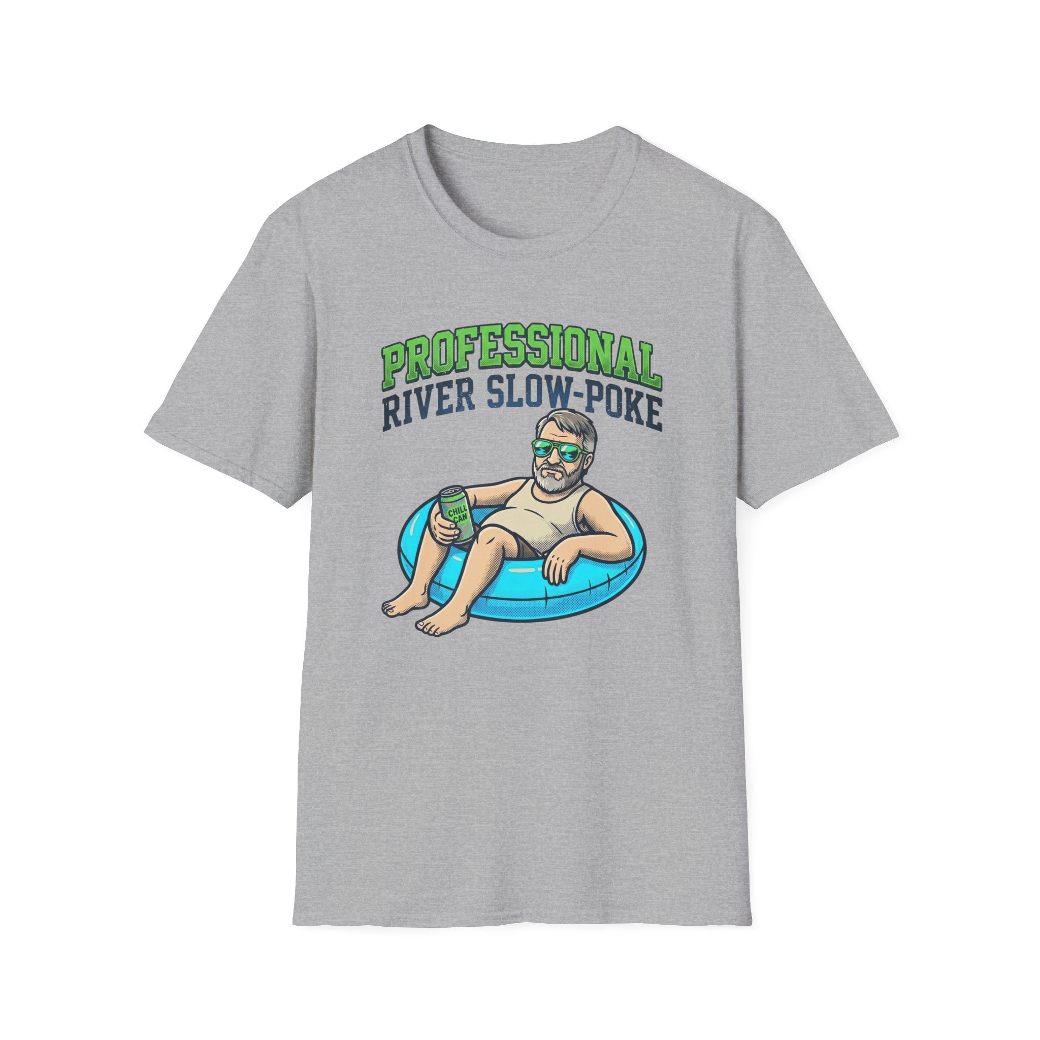 Professional River Slow Poke Old Dude Graphic T-Shirt