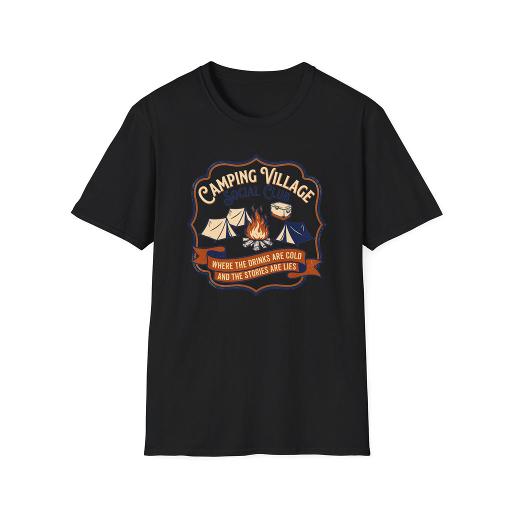 Camping Village Graphic T-Shirt