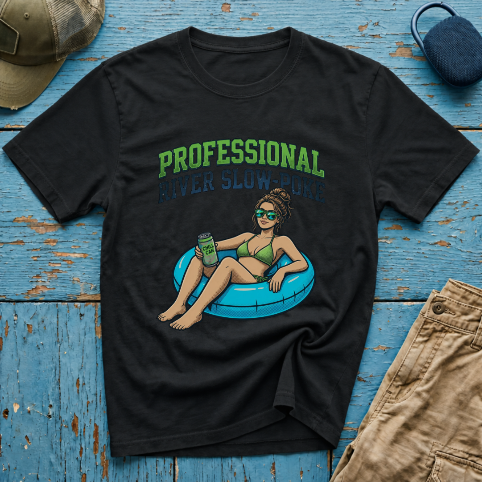 Professional River Slow Poke Young Chick Graphic T-Shirt