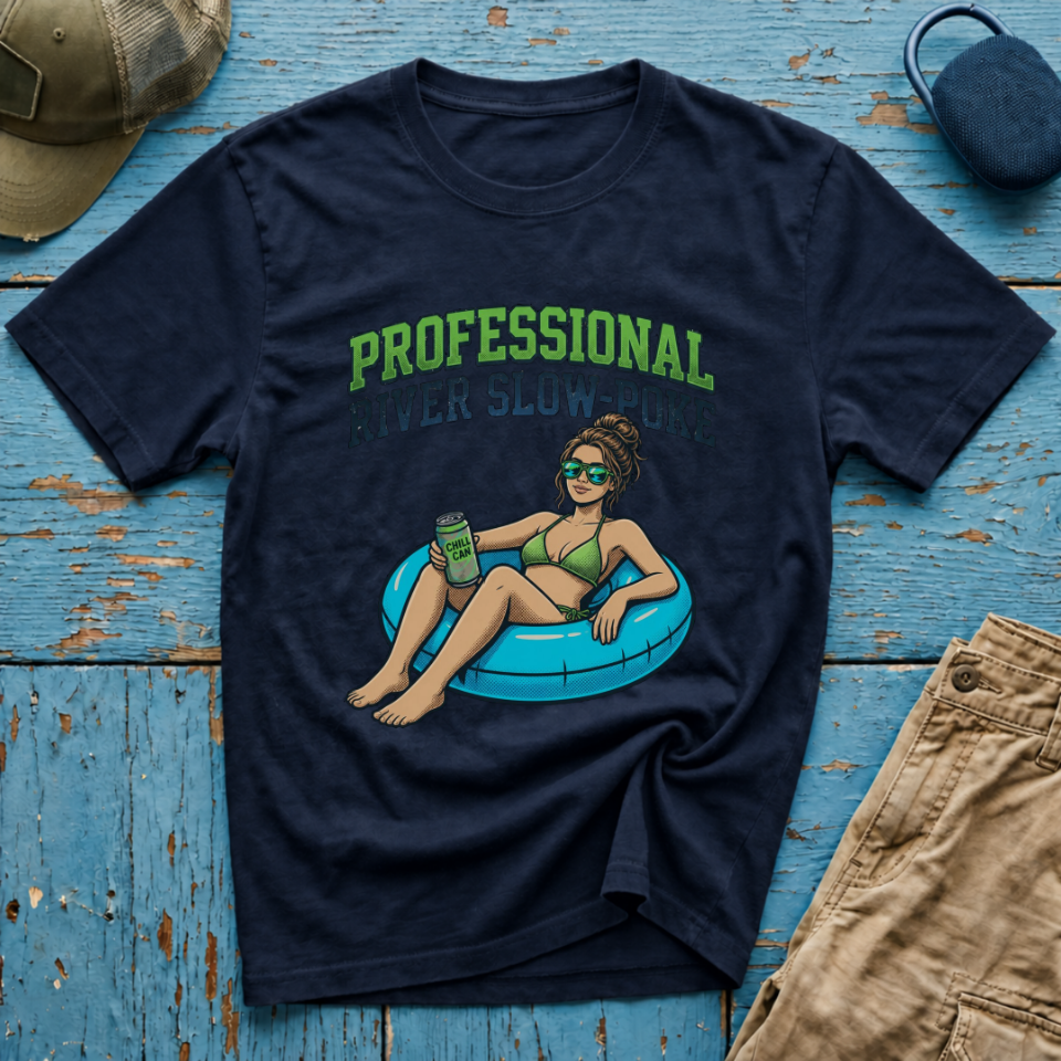 Professional River Slow Poke Young Chick Graphic T-Shirt