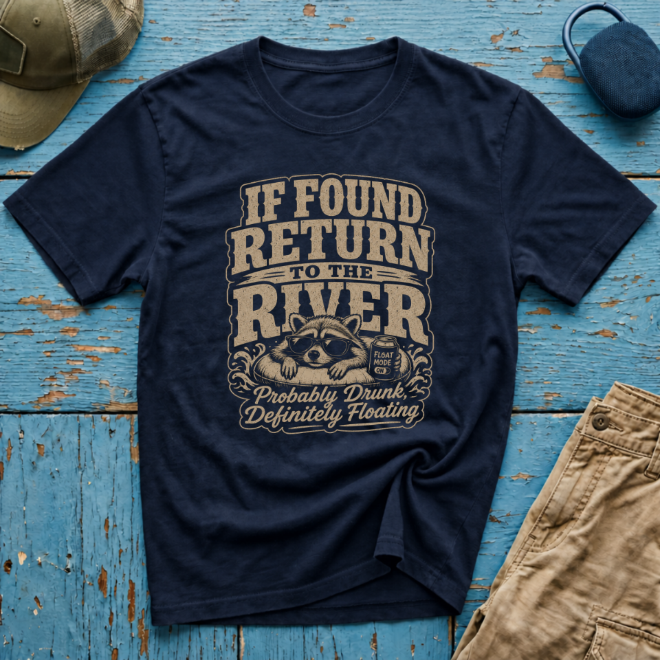 If Found Return to River Graphic T-Shirt