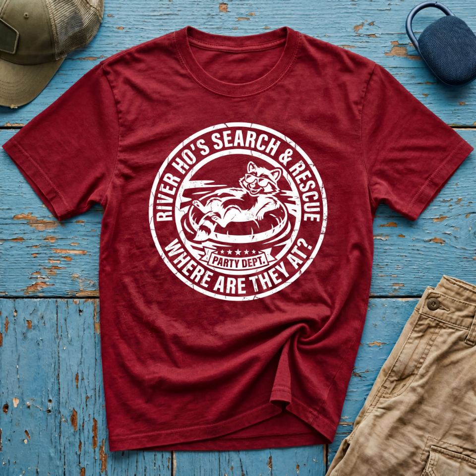 River Ho Search an Rescue Team Graphic T-Shirt