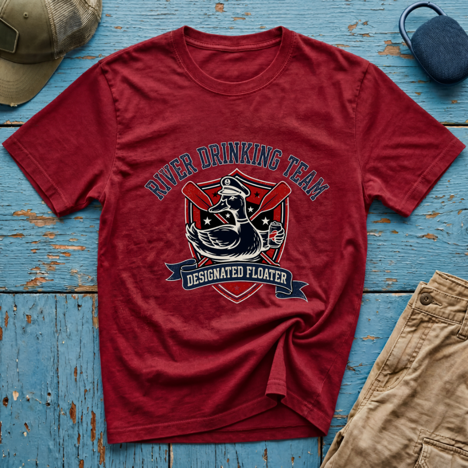 River Drinking Team Graphic T-Shirt