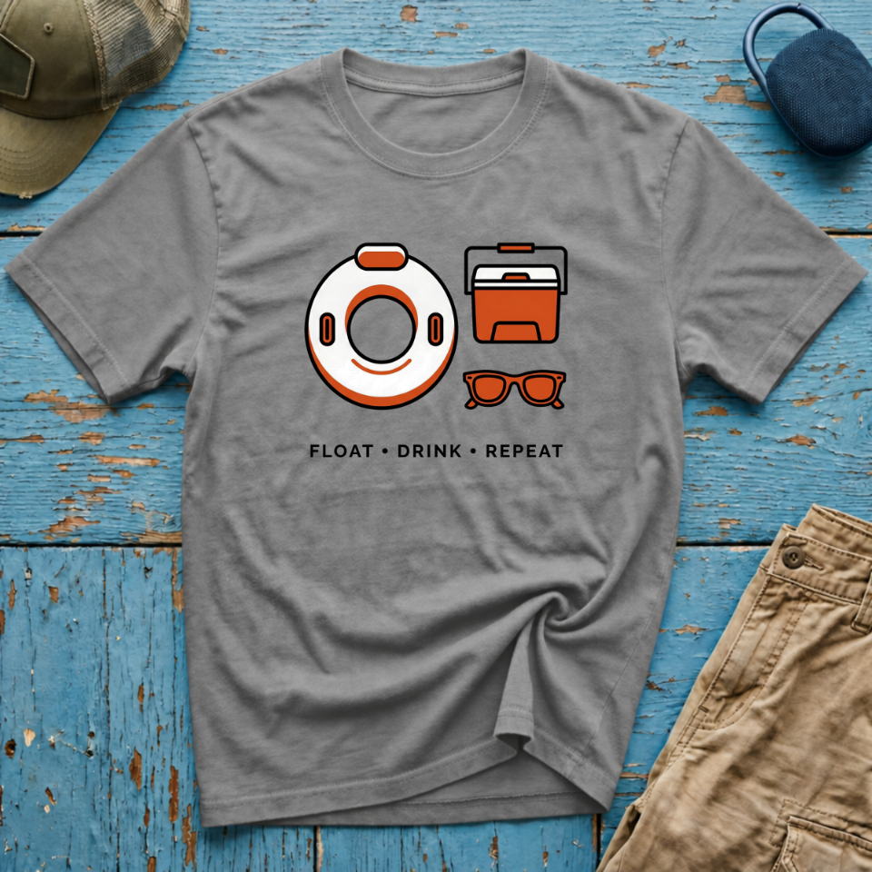 Float Drink Repeat Graphic T-Shirt
