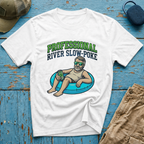Professional River Slow Poke Old Dude Graphic T-Shirt