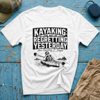 Kayaking Regretting Yesterday Graphic T-Shirt