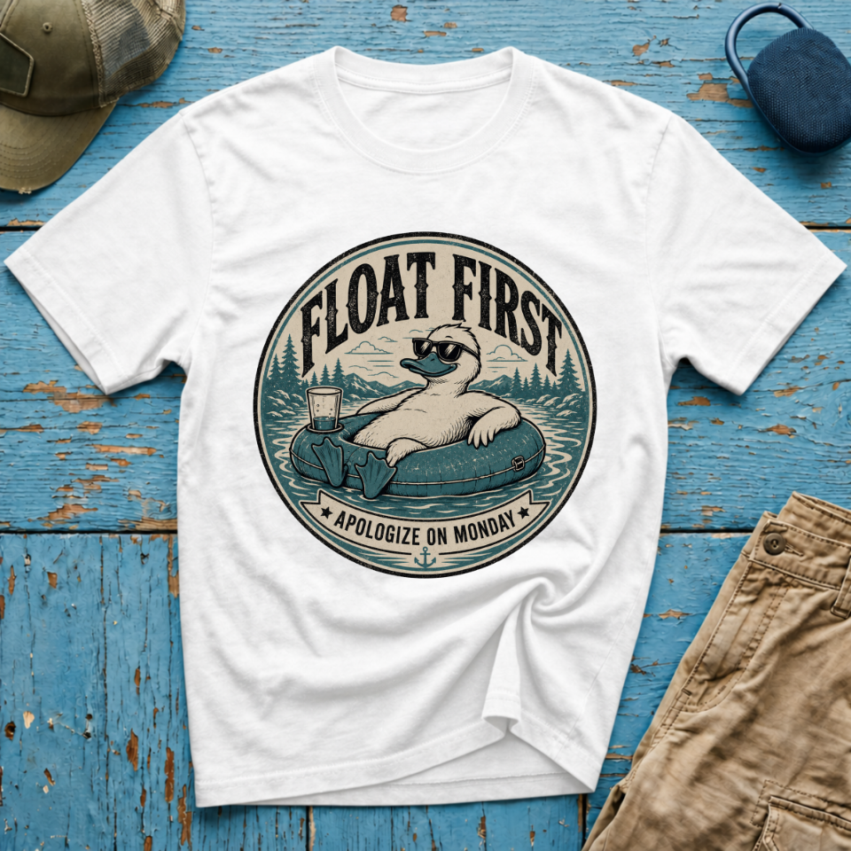Float First Apologize Monday Graphic T-Shirt